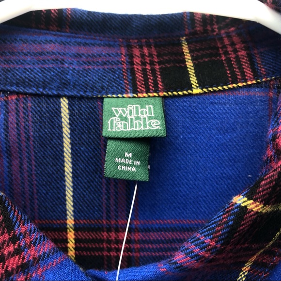 Wild Fable Oversized Button Down Flannel - Picture 3 of 4